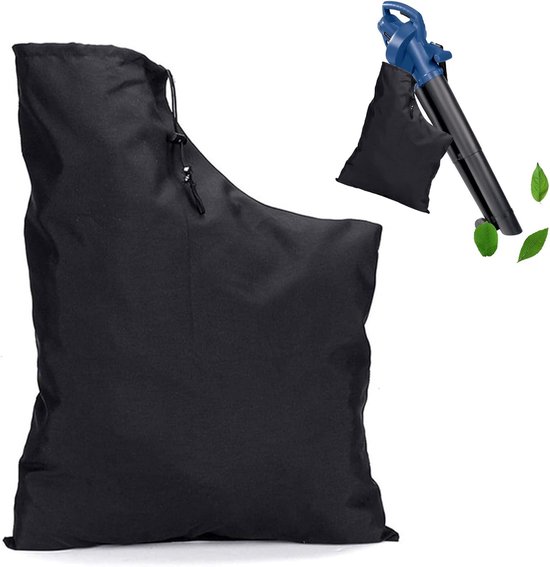 Bladblazer vacuümzak - Universele Pasvorm - 44*60 cm - Voor Bladzuiger & Versnipperaar - 420D Oxford Waterdicht - Tuingereedschap - Met rits aan de onderkant en trekkoord van Merkloos	