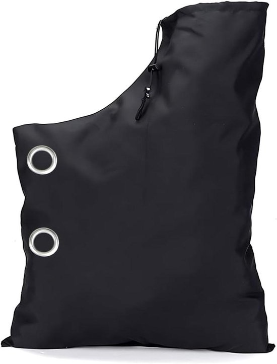 Bladblazer Zak - Bladzak Trekkoord - Bladeren Opvangen - Verstelbaar Trekkoord - 35 x 44 x 66 cm - Zwart van Merkloos	