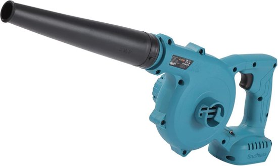 Bladblazer Zonder Accu - 21V draadloze borstelloze luchtstofbladblazer draagbare luchtblazer met borstelloze motor voor thuis tuin gazonverzorging, autohoek stofopruiming, zonder batterij of oplader van Denqbar
