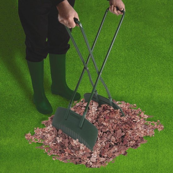 Bladgrijper met Lange Steel voor Tuinafval - Groen