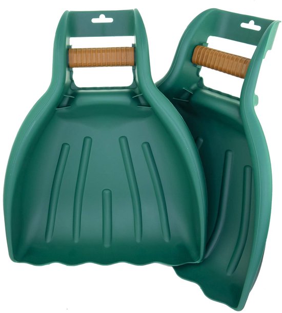 Bladgrijper Set van 2 – Grote Bladscheppen – Ergonomische Handgrepen – Kunststof – 34 x 43 cm