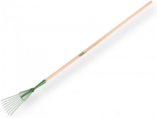 Bladhark profi 8 tanden verenstaal met steel 150x2,8cm van Talen Tools