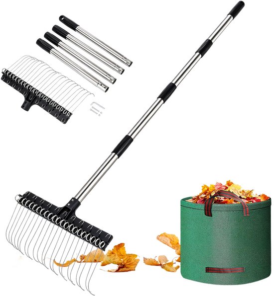 Bladhark - Verstelbare steel 98-160 cm - RVS en ABS