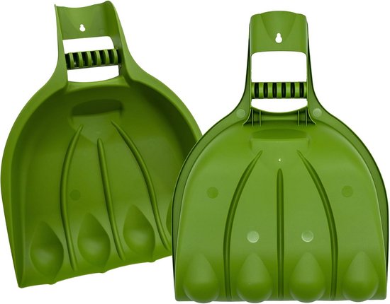 Bladklauwen Set - Bladgrijpers Handschoenen - Tuinonderhoud Bladeren - XL Formaat Lichtgewicht - 52 x 39 cm - Groen van Merkloos	