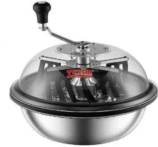 Bladko Trimmer - Trimmerkop - Handmatige Bud Trimmer - met Roestvrijstalen Messen - voor Twisted Spin Cut Clear Dome - 16in Bowl - Zilver van Bladko