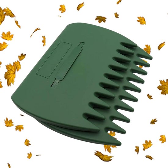 Bladschepjes - Tuingrijpers - Tuin Opruimen - Ergonomische Handgrepen - 34 x 25 cm - Legergroen