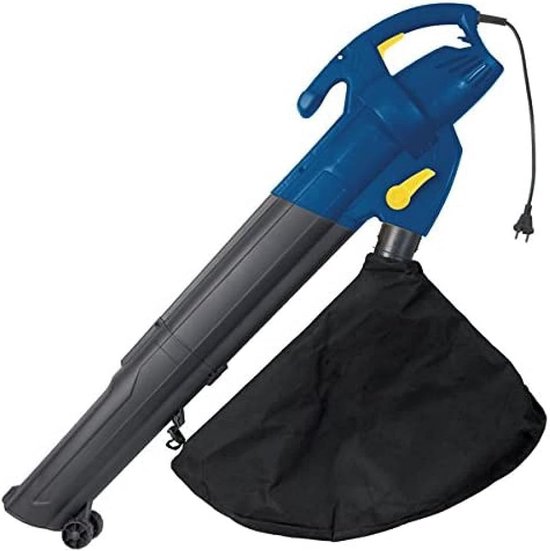 Bladzuiger en hakselaar met krachtige 3000 W motor en 45 l opvangzak van Merkloos	