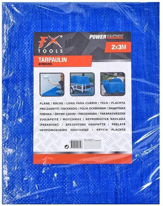 Blauw Afdekzeil | 2 x 3 meter | Voor bescherming van GoldCamp