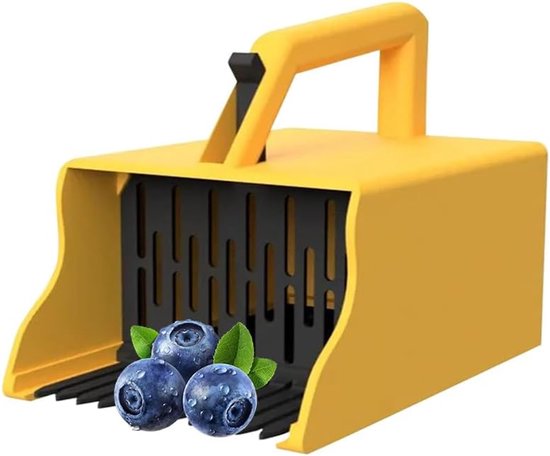 Blauwe bessen plukgereedschap met kam - Bessen plukhark - Uitgerust met een metalen kam en ergonomische handgreep - Geschikt voor het plukken van blauwe bessen, veenbessen, kleine bessen, enz. - Home Farm Supplies