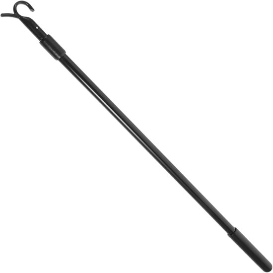 Blindenstok - Trekstang Gordijn - Ramen Afstellen - Verstelbare Lengte - 35-60 cm - Zwart