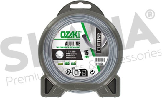 Blister ALU LINE nylondraad OZAKI - Lengte: 15 m, Ø: 3,00mm van Ozaki