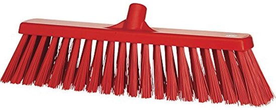 Block heavy duty sweep vloerbezem head reinigingsborstel PET ingetrokken polypropyleen 2920 rood - heavy duty - hoge kwaliteit van Block