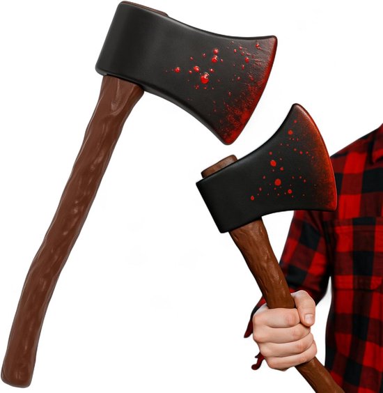 Bloederige Bijl Props voor Halloween Kostuum en Horror Decoratie