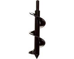 Bloembollenplanter - Zaailingplanter Uienplanter - Planten Boren - Handgelast VS - 17.8 cm - Zwart