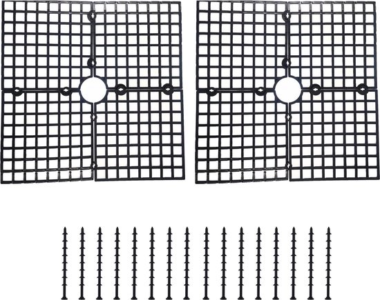 Bloempotbescherming bloempotrooster 2 stuks bloemen- en plantenzekeringen plantenbeschermingsrooster beschermt tegen dieren en kinderen van Sankey.