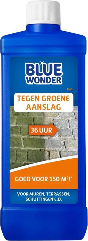Blue wonder groene aanslag reiniger 750 ml