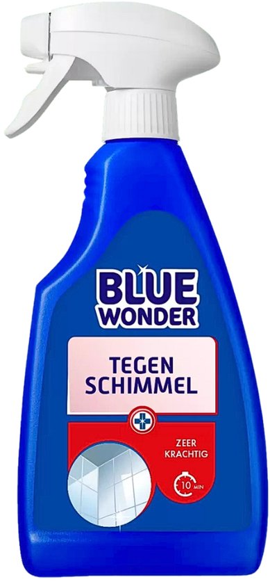 Blue Wonder - Speciaalreiniger tegen Schimmel - Sprayfles - 500 ml - 1 stuk van Merkloos	