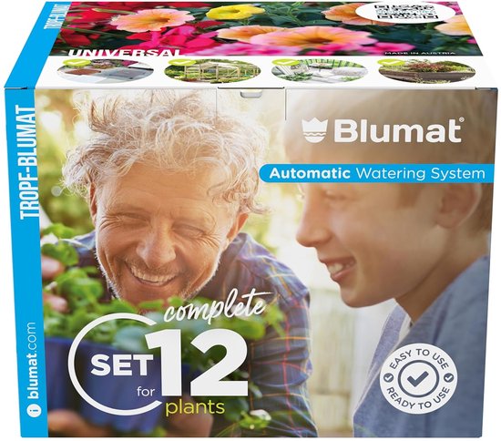 Blumat Tropf Medium Box Kit: Automatische Bewatering voor 12 Planten