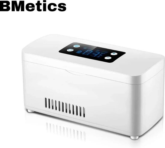 Bmetics - Koeltas medicijnen - Diabetes Koeltas insuline - Medische Koelbox - Insuline Etui - Diabetes Tas - Medische Koeltas - Auto Koelkast -Wit van BMetics