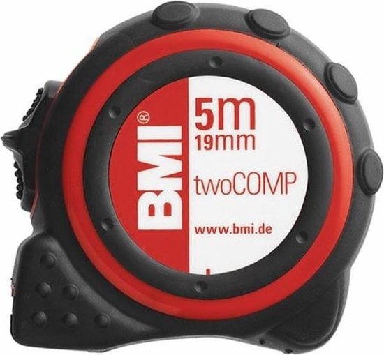 BMI Rolbandmaat 10m TwoComp van BMI