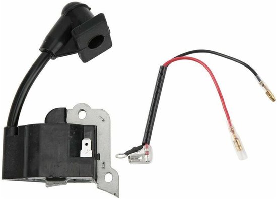 Bobinemodule Honda GX25 - Hoogspanningsvervangingsonderdeel - Stabiele krachtoverbrenging - Geschikt voor landbouw en bosbouw - Duurzaam materiaal - Eenvoudige installatie - Zilver van HURI