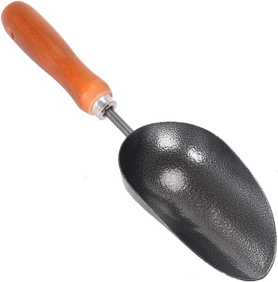 Bodem Schop Lepels Hand Tuinieren Scoop Roestvrij Staal Hand Troffel voor –Aarde Compost Verplaatsen Planten Oppotten Schep Pet Bird Food van Merkloos	