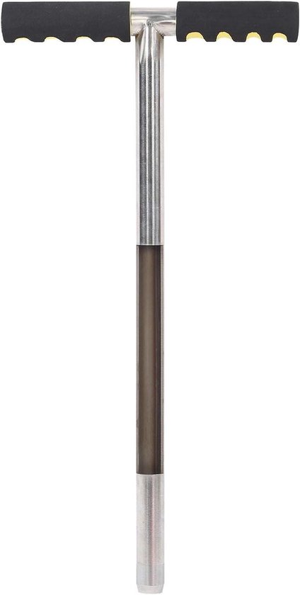 Bodemmonsternamesonde 51 cm roestvrijstalen met T-stijl handvat van Merkloos	