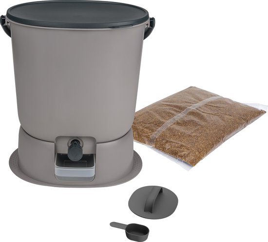 Bokashi Essential - Afvalbak - Inclusief Bran van $
