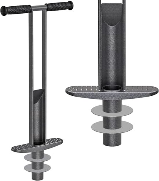 Bollenplanter met lange steel voor tuin en gazon - verstelbare diepte tot 15 cm van DeWit