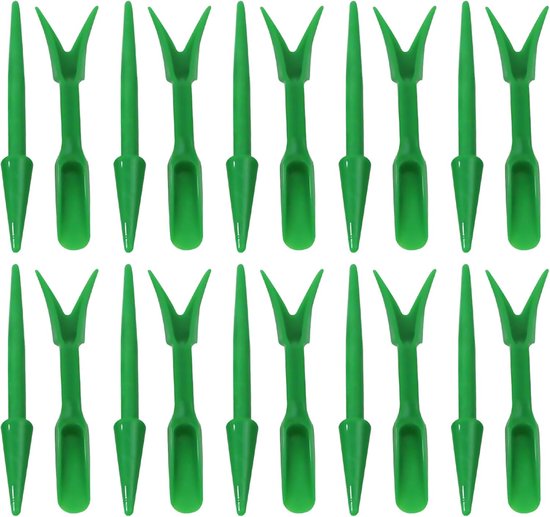Bollenplanter Sets - Tuin Dibber Verplanter - Planten Bollen Zaaien - Mini Grondperforator Ontwerp - 10 Sets - Donkergroen