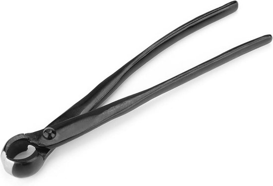 Bonsai Gereedschap 210 mm Ronde Rand Concave Knop Tak Snoeischaar Mangaan Staal van Merkloos	