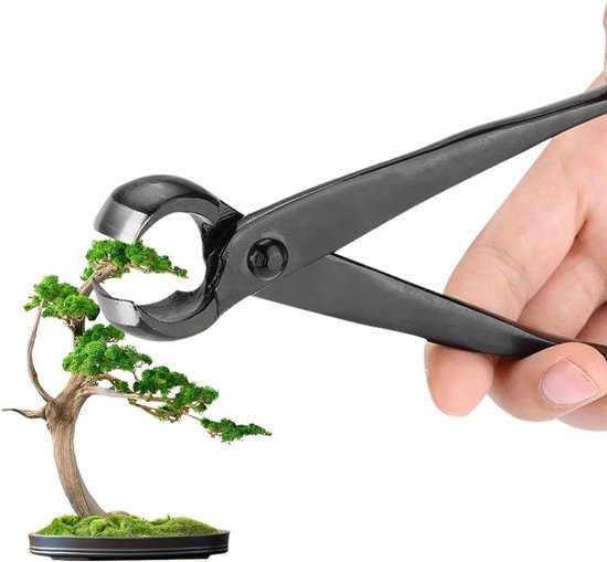 Bonsai snijder van mangaanstaallegering, professioneel gereedschap voor bonsai, 210 mm lang