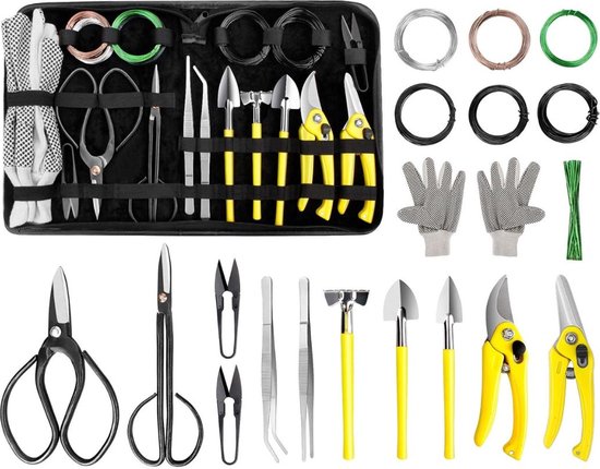 Bonsai Starters Kit - Gereedschap - Schaar - Schepjes van Genki Gardens