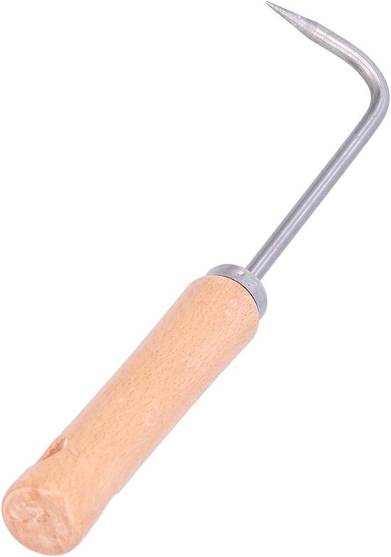 Bonsai Wortelplukhark met Mangaanstalen Haak - Ergonomisch Handvat voor Tuinieren - Landschapsarchitectuur in Potten - Lichtgewicht - 1 stuk. van Merkloos	