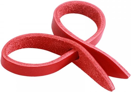 Boogschieten vingerlussen - lederen vingertop voor recurve boog - boogaccessoire voor optimale grip van Merkloos	