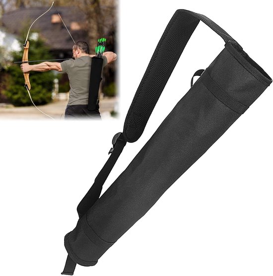 Boogschiettas - draagbare boogschiettas - koker met grote capaciteit - outdoor boogschiettas - cilinderkoker - multifunctionele koker - jachtkoker - verstelbare boogschiettas van JHYSM