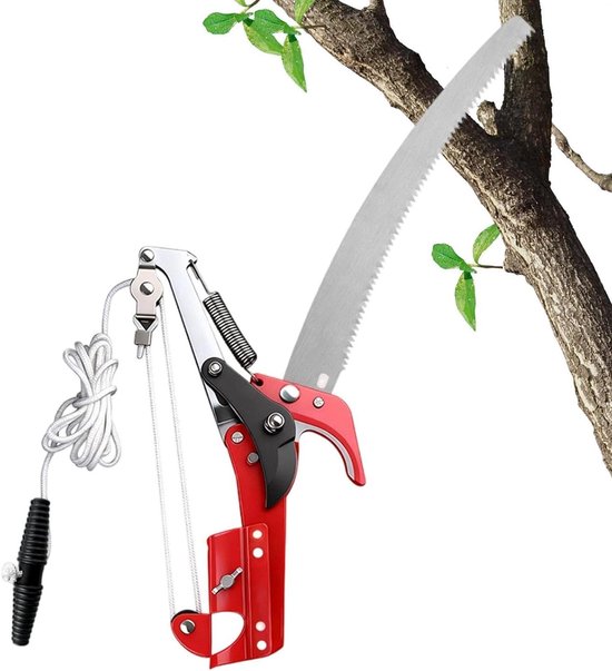 Boom Snoeischaar - Takken Zaag - Tuin Onderhoud - Uitschuifbaar Ontwerp - 34 cm Zaag - Zilver