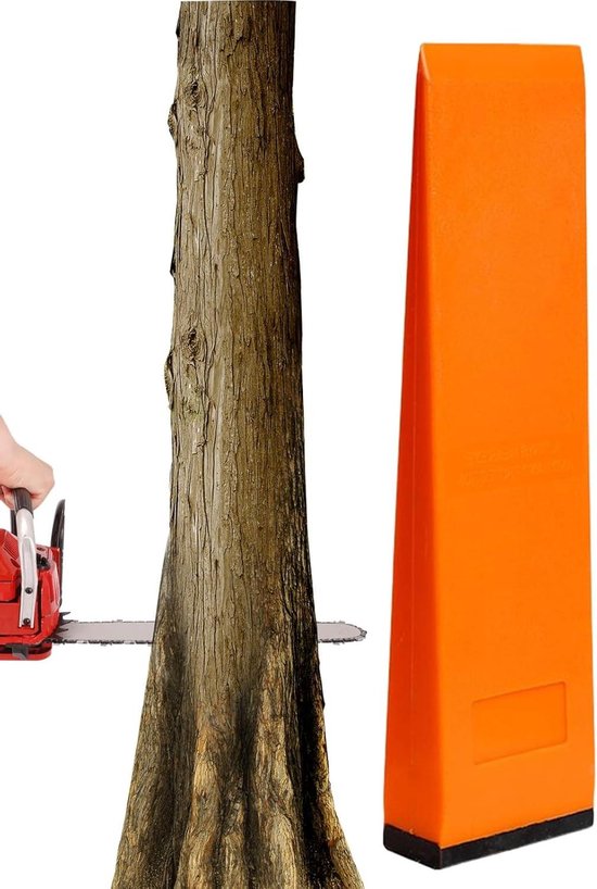 Boom wiggen - Houtkloven gereedschap - Efficiënt bomen vellen - Vastloop-bestendig ontwerp - 127x20x25cm - Zwart