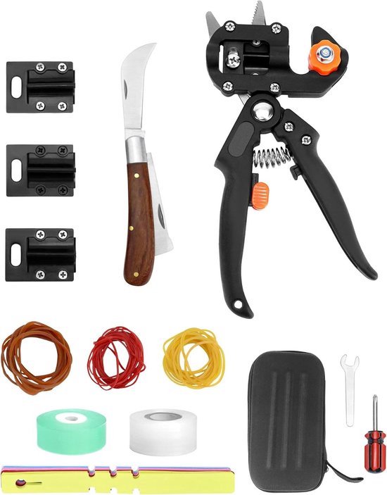 Boomsnoeigereedschapset met entschaar en 3 verwisselbare messen - entmes en accessoires van Kraft&Dele
