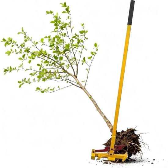 Boomwortel Verwijderaar - Paaltrekker Sloopgereedschap - Tuinwerk Vereenvoudigen - Arbeidsbesparend Hefboommechanisme - 138 cm Lengte - Metaal