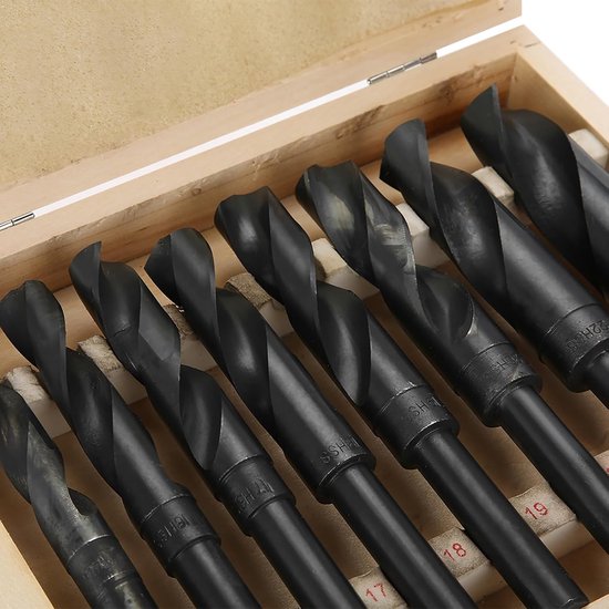 Boor Schachtboor Spiraalboor Metaalboor Staalboor Industriële Spiraalboorset 14mm-16mm-17mm-18mm-19mm-20mm-22mm-25mm van Merkloos	