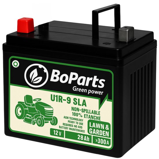 BoParts U1R-9 SLA 12V 28Ah Accu - Onderhoudsvrij & Direct Gebruiksklaar van BoParts
