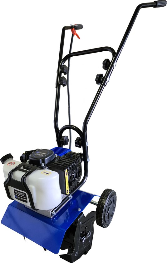 Borg Benzine Tuinfrees 52 cc - 4 messen - 30 cm freesbreedte - 2 Takt - van Merkloos	