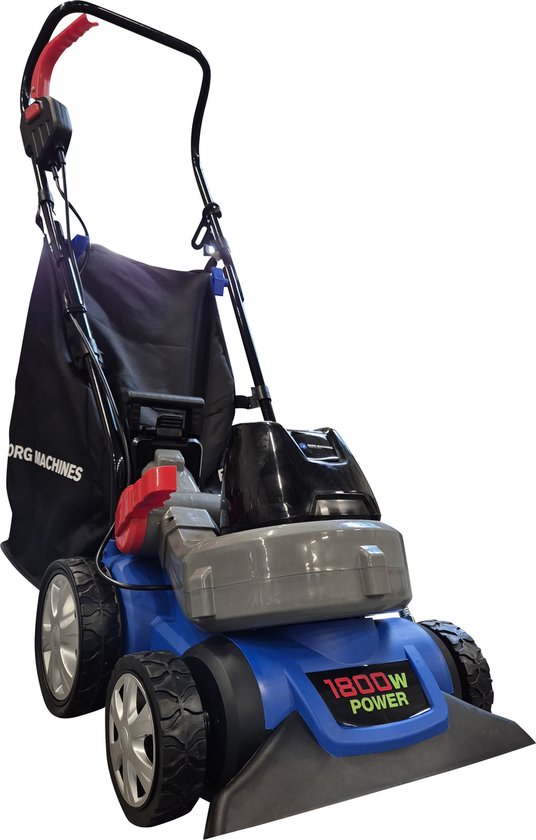 Borg CXD1800 Bladzuiger 3 in 1 - Bladblazer op wielen - Incl. Verhakselfunctie - 1800 Watt - 270 km/h van Merkloos	