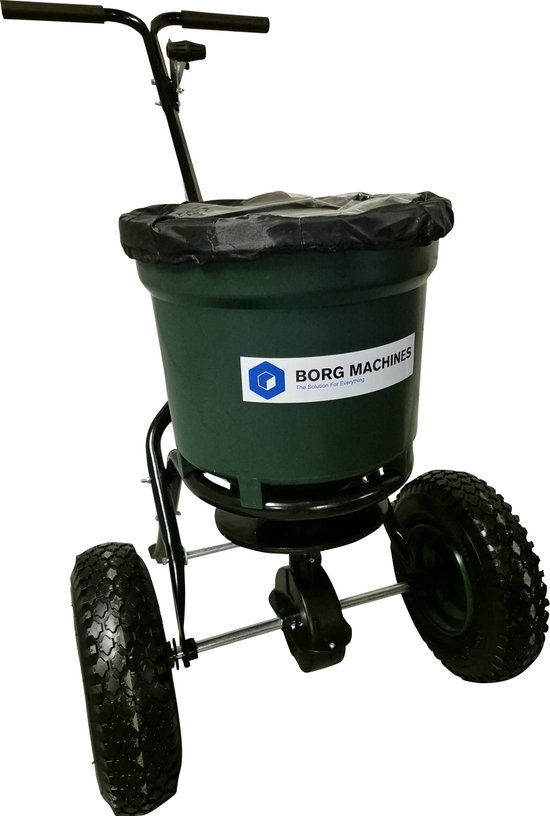 Borg Universele Strooiwagen - 23 liter - Voor Graszaad - Kunstmest - Zout van Merkloos	