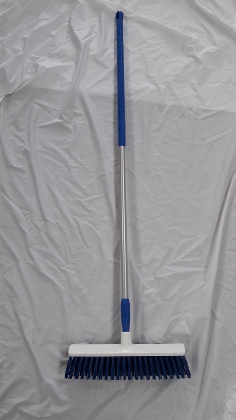 Borstel hygienisch 40 cm + ergonomische aluminium steel van Vikan