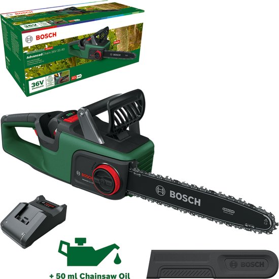 Bosch AdvancedChain 36V-35-30 Kettingzaag - Met 36V accu en lader van Bosch
