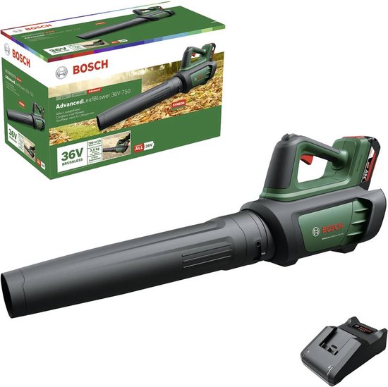 Bosch AdvancedLeafBlower 36V-750 Bladblazer - Met 1 x 36 V accu en lader van Bosch