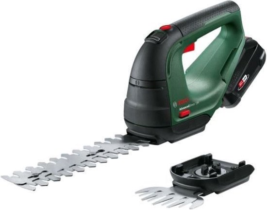 Bosch AdvancedShear 18V-10 accu buxus- en grasschaar - Incl. buxusschaarmes (20 cm) en grasschaarmes (10 cm) - Met 18 V accu en lader van Bosch