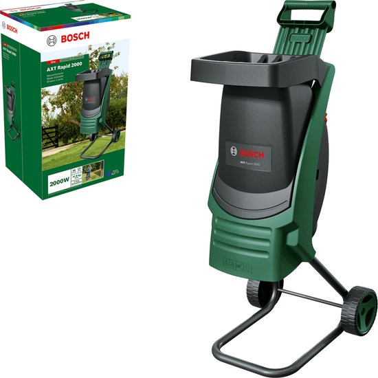 Bosch AXT Rapid 2000 - Hakselaar - Inclusief Aanduwstok van Bosch